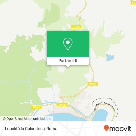Mappa Località la Calandrina
