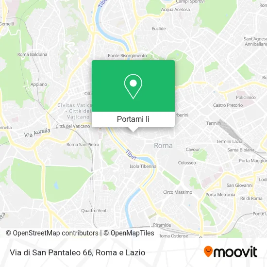 Mappa Via di San Pantaleo  66