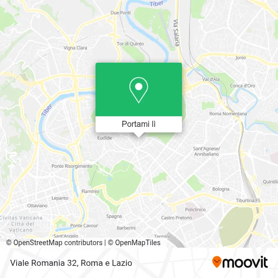 Mappa Viale Romania  32
