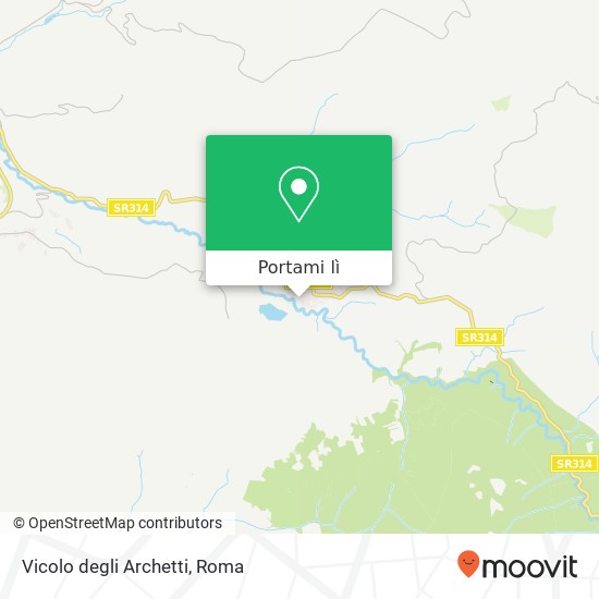 Mappa Vicolo degli Archetti