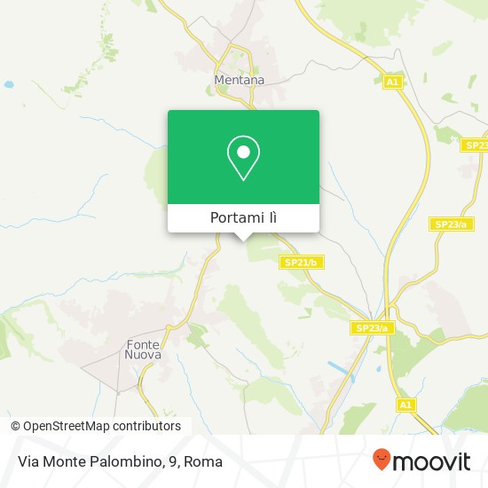 Mappa Via Monte Palombino, 9