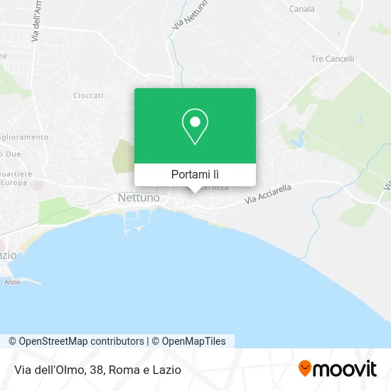 Mappa Via dell'Olmo, 38
