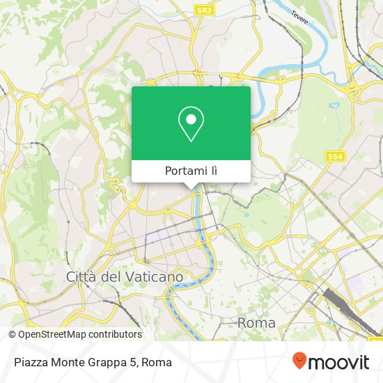 Mappa Piazza Monte Grappa  5
