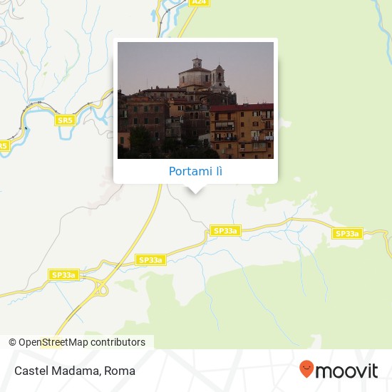 Mappa Castel Madama