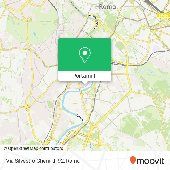 Mappa Via Silvestro Gherardi  92