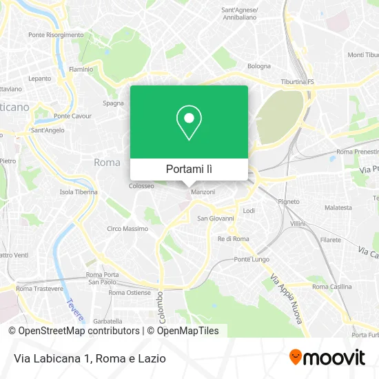 Mappa Via Labicana  1