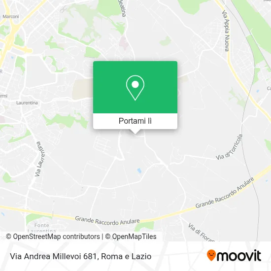 Mappa Via Andrea Millevoi  681