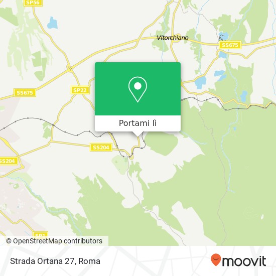 Mappa Strada Ortana 27