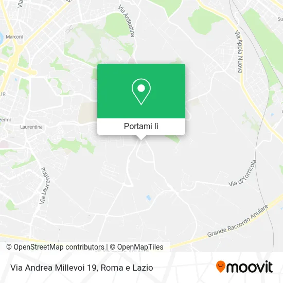 Mappa Via Andrea Millevoi  19