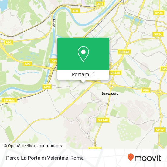 Mappa Parco La Porta di Valentina