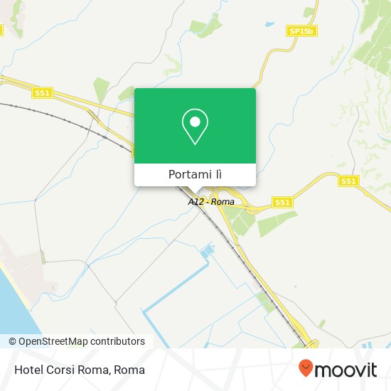 Mappa Hotel Corsi Roma