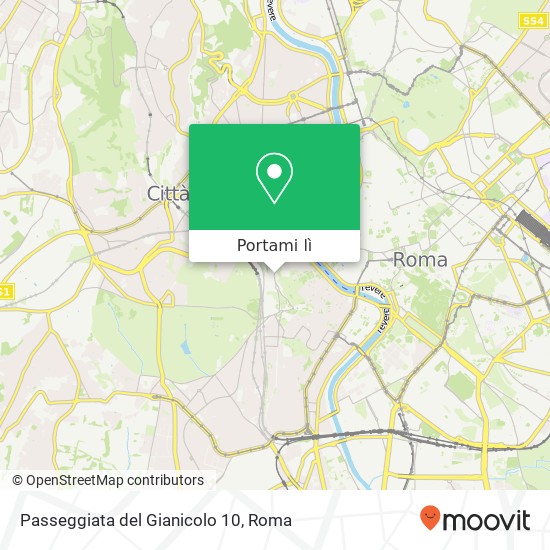 Mappa Passeggiata del Gianicolo  10