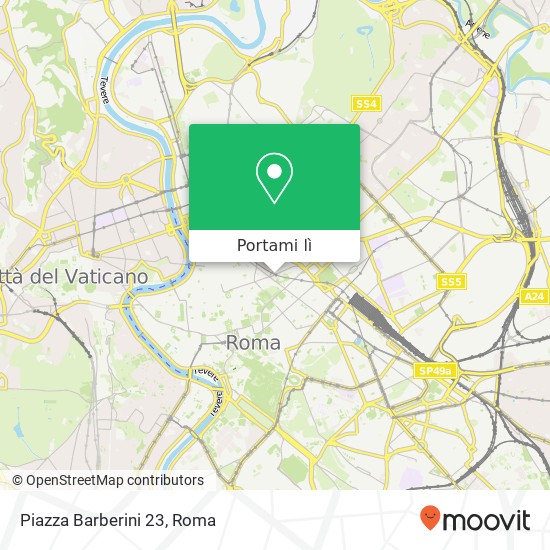 Mappa Piazza Barberini  23