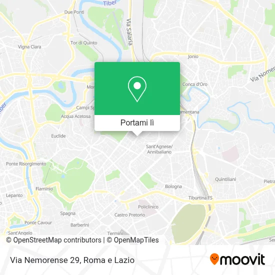 Mappa Via Nemorense  29