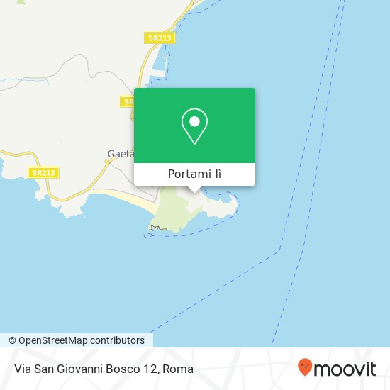 Mappa Via San Giovanni Bosco  12