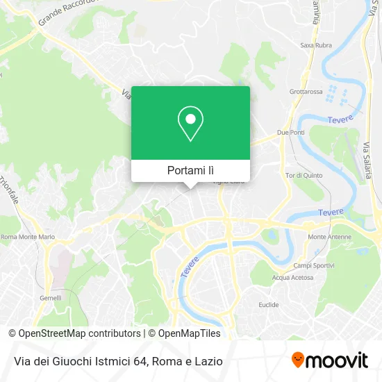 Mappa Via dei Giuochi Istmici  64