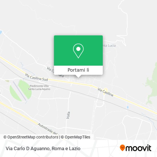 Mappa Via Carlo D Aguanno