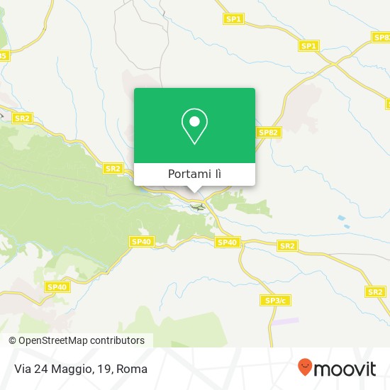 Mappa Via 24 Maggio, 19
