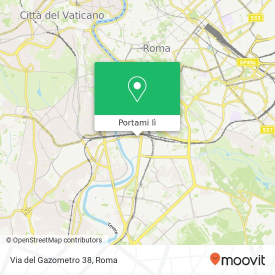 Mappa Via del Gazometro 38