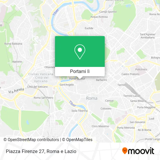 Mappa Piazza Firenze  27