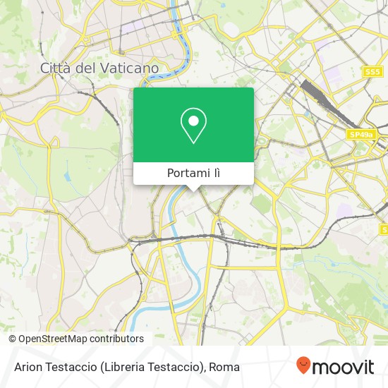 Mappa Arion Testaccio (Libreria Testaccio)