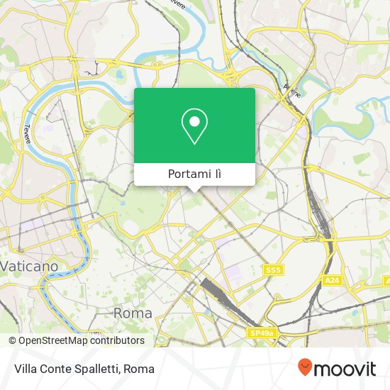 Mappa Villa Conte Spalletti