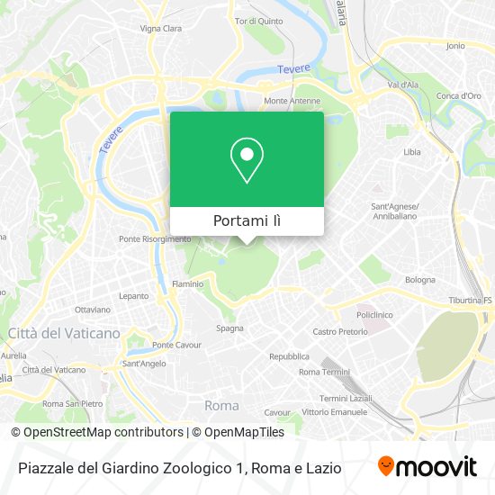 Mappa Piazzale del Giardino Zoologico  1