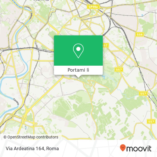 Mappa Via Ardeatina  164