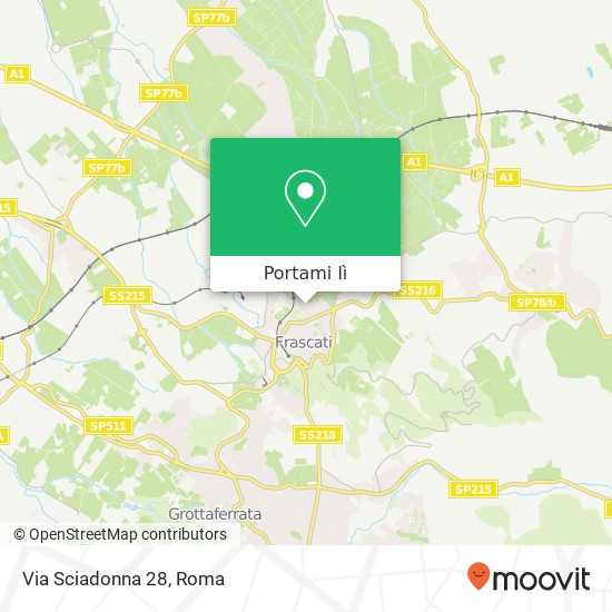 Mappa Via Sciadonna  28