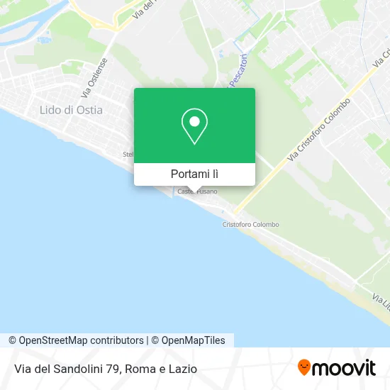 Mappa Via del Sandolini  79