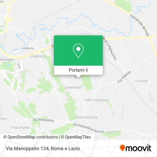 Mappa Via Manoppello  134