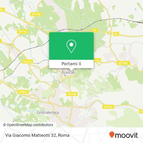 Mappa Via Giacomo Matteotti  32