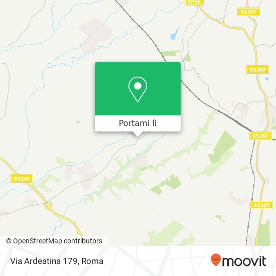 Mappa Via Ardeatina 179