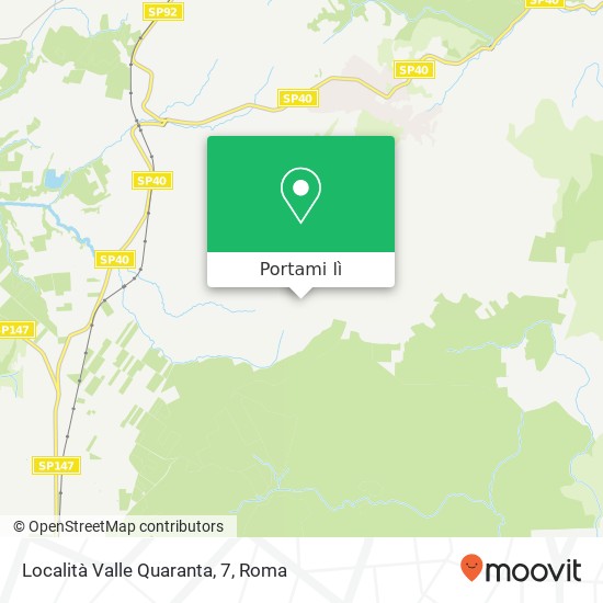 Mappa Località Valle Quaranta, 7