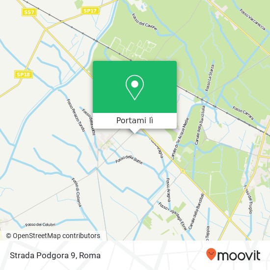 Mappa Strada Podgora 9