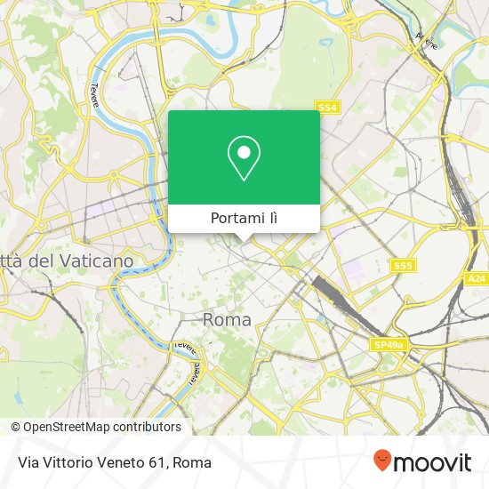 Mappa Via Vittorio Veneto  61