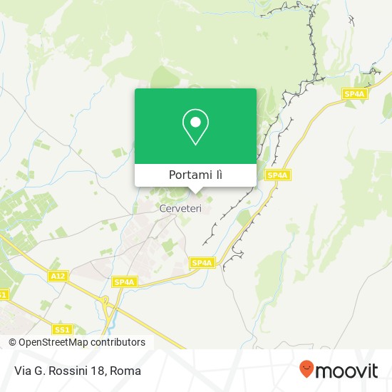Mappa Via G. Rossini 18