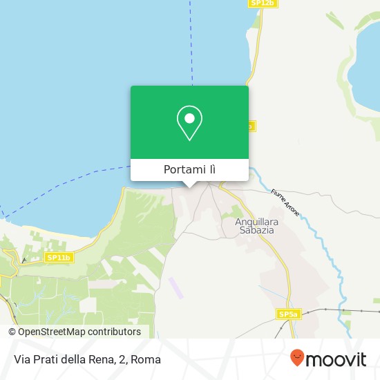 Mappa Via Prati della Rena, 2