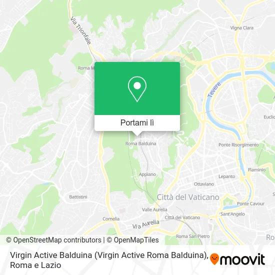 Mappa Virgin Active Balduina