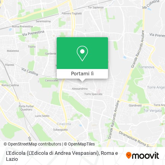 Mappa L'Edicola (L'Edicola di Andrea Vespasiani)