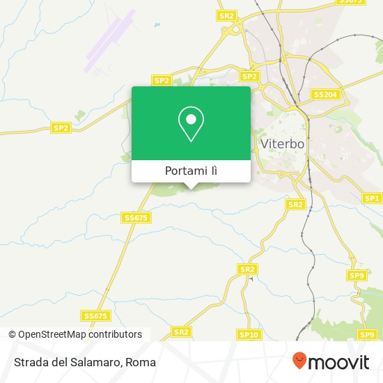 Mappa Strada del Salamaro