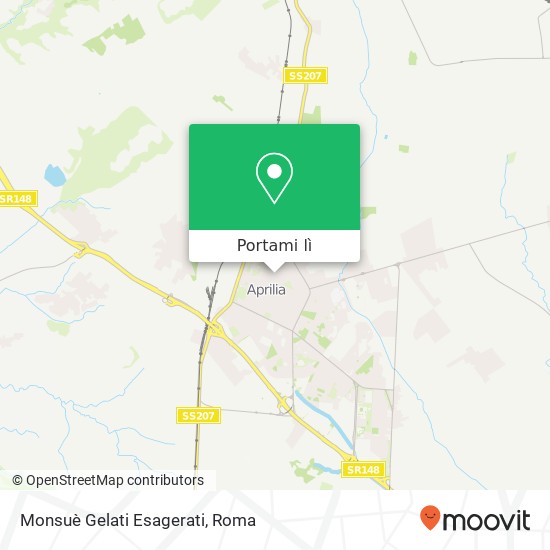 Mappa Monsuè Gelati Esagerati