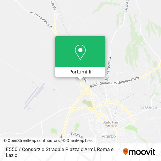 Mappa E550 / Consorzio Stradale Piazza d'Armi