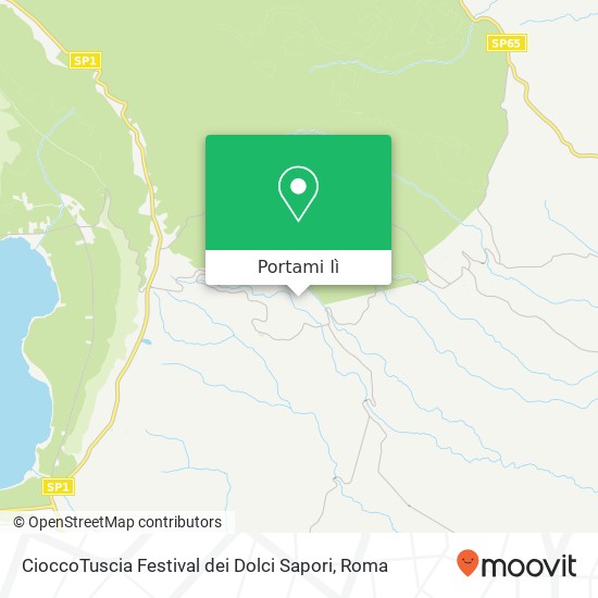 Mappa CioccoTuscia  Festival dei Dolci Sapori