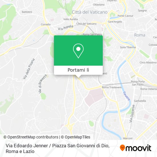 Mappa Via Edoardo Jenner / Piazza San Giovanni di Dio