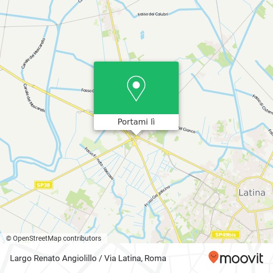 Mappa Largo Renato Angiolillo / Via Latina