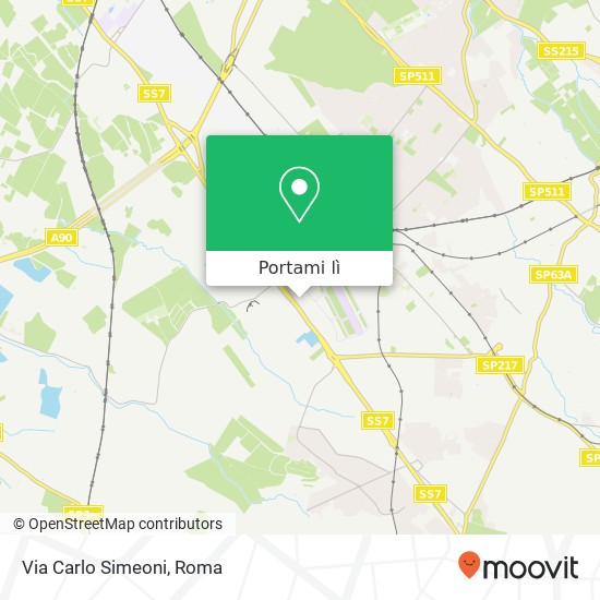 Mappa Via Carlo Simeoni