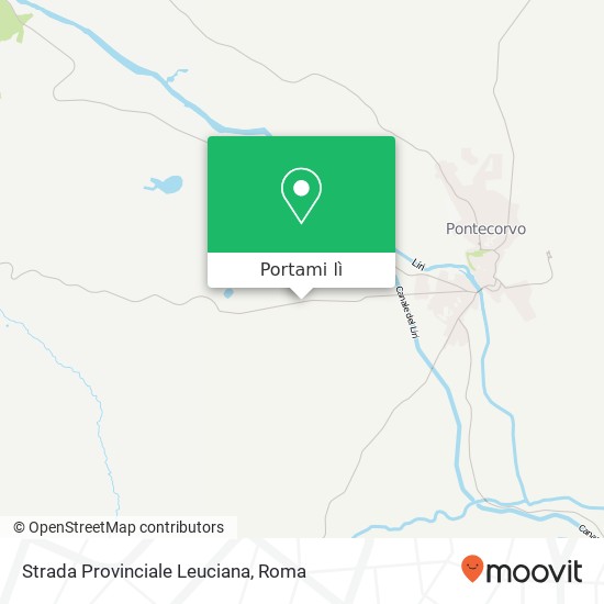 Mappa Strada Provinciale Leuciana