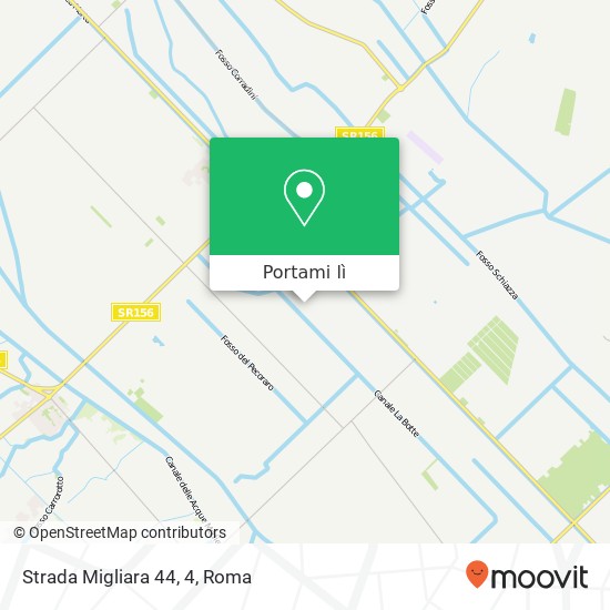 Mappa Strada Migliara 44, 4