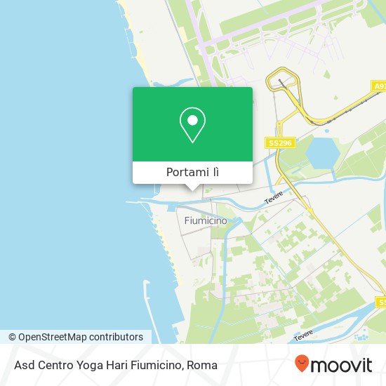 Mappa Asd Centro Yoga Hari Fiumicino